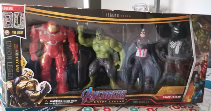 Set figurine tip eroii Avengers Thor Hulk Spiderman Groot Rocket [2]
