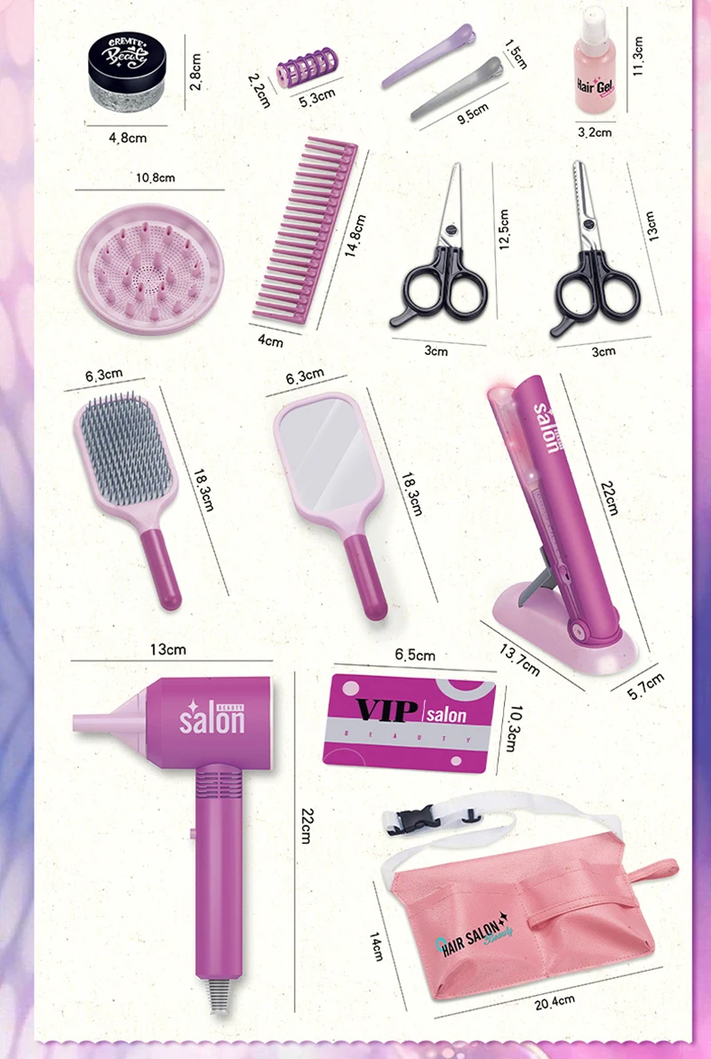 Set Coafura cu Foarfece VIP SALON pentru copii [2]