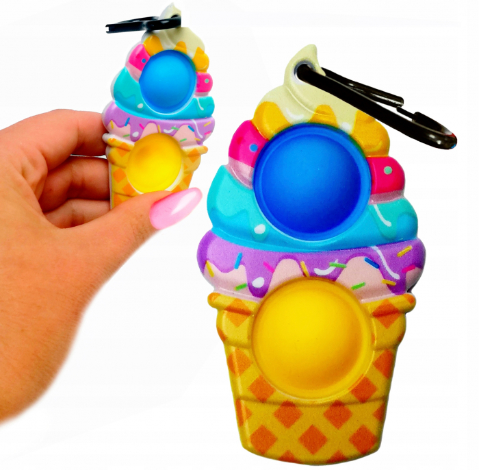 Set Joc Pop It Breloc Push Pop Bubble Fidget [6]