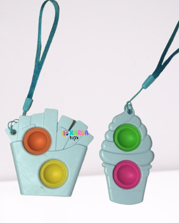 Set Joc Pop It Breloc Push Pop Bubble Fidget [3]