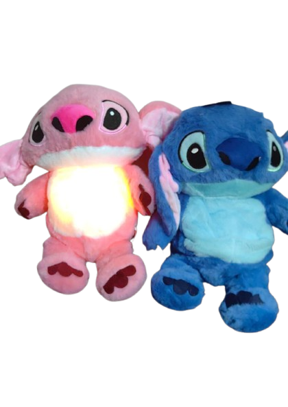 Set Jucarie de Plus Interactiva Stitch si Angel care Respira – 30 cm, cu Melodii Linistitoare [4]
