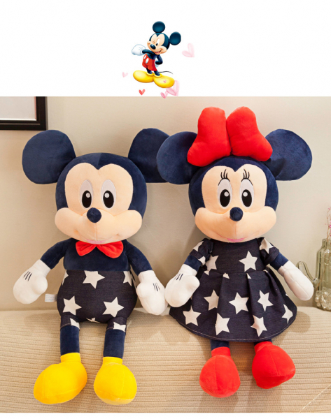 Set 2 jucari de plus  Mickey si Minnie Mouse Albastru [2]