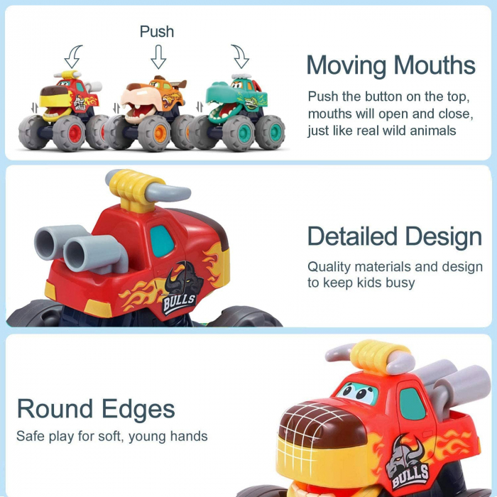 Jucarii Bebe Masinute Camioane Monster Trucks Hola Toys [6]