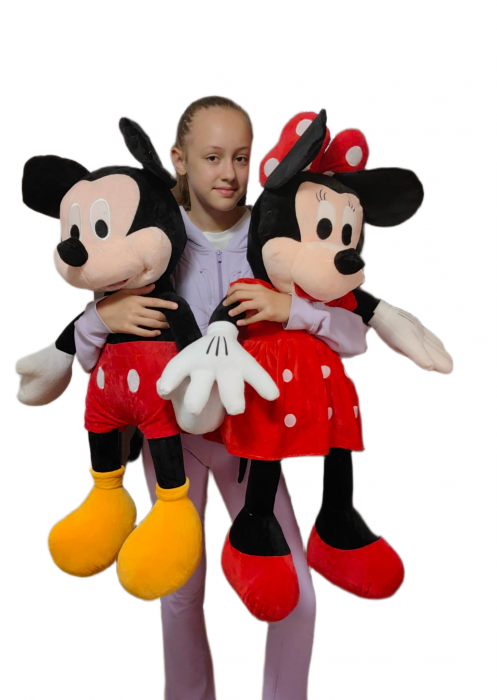 Set Jucarii de Plus Minnie Mouse si Mickey Mouse [2]