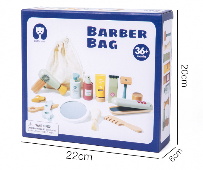 Set Jucarii pentru Coafor din Lemn – Salon de Infrumusetare pentru Papusi [9]