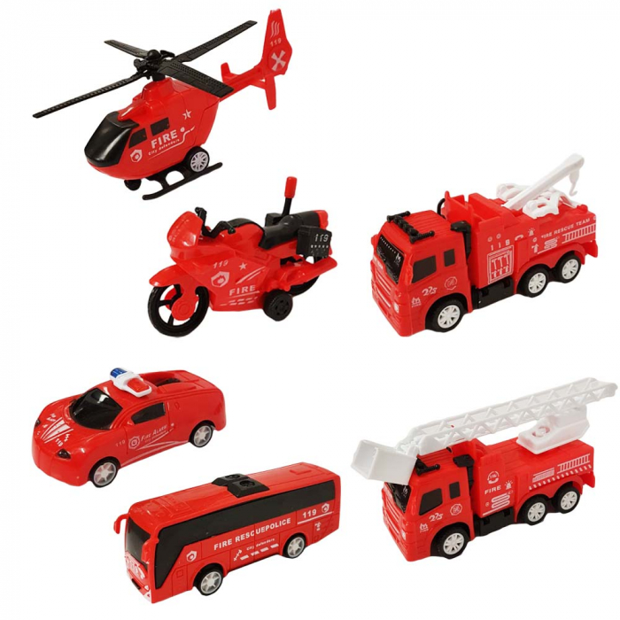 Set Masinute de jucarie Vehicole Pompieri [2]