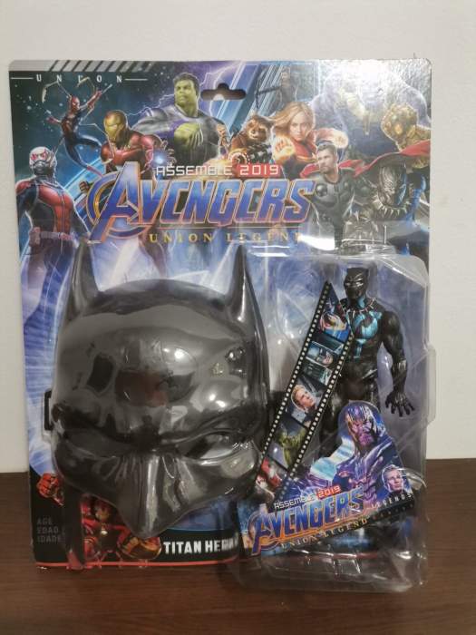 Set Masca si Figurina Avengers Iron Man Thanos Capitanul America Batman [1]