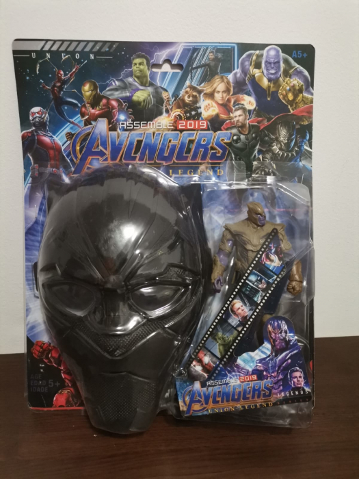 Set Masca si Figurina Avengers Iron Man Thanos Capitanul America Batman [2]