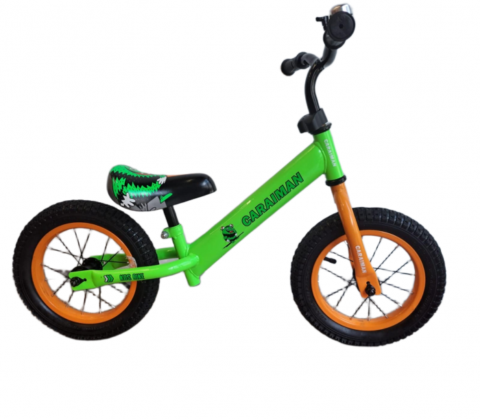Bicicleta de echilibru  Caraiman DS Bike roti 12” verde-portocaliu sa ergonomica [1]