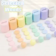 Set Montessori din Lemn – Bile si Cupe Macaron Pastel [6]