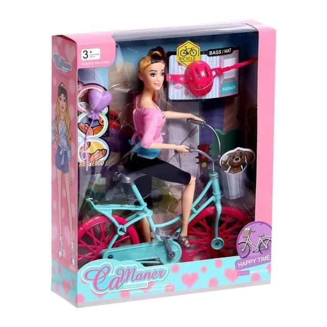 Set Papusa cu Bicicleta si accesorii [2]