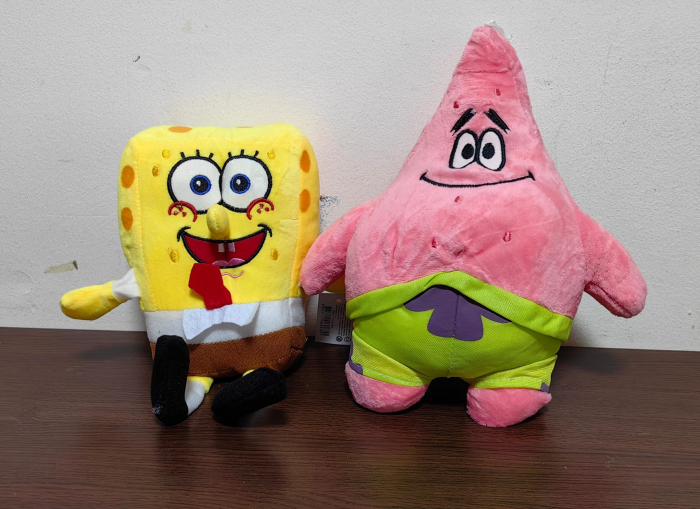Set Jucarii Plus Mascota Spongebob Pantaloni Patrati si Patrick Steluta de Mare [2]
