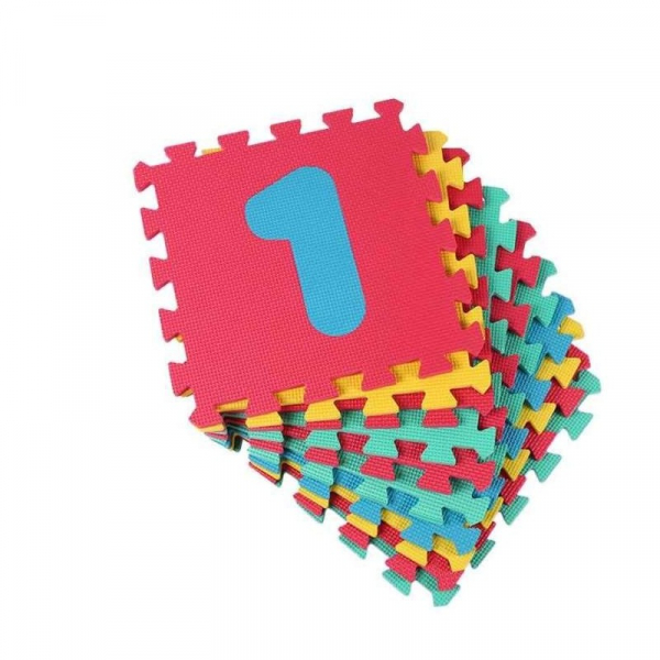 Set puzzle cu cifre 10 buc - Covor puzzle din spuma Eva 10 placi [2]