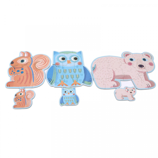 Set Puzzle Mare copii - Puzzle imagini animale piese mari [5]