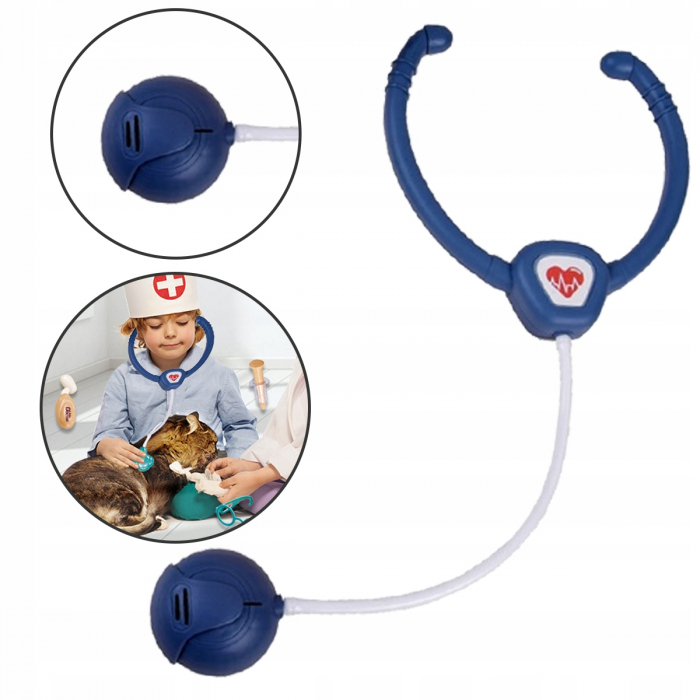 Set Medical Carucior Doctor Stetoscop ECG cu Raze X – 16 Piese [4]