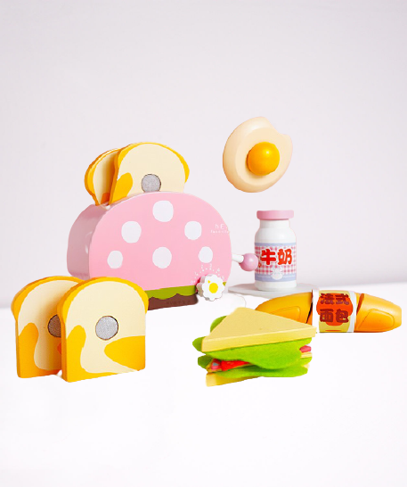Set din lemn Mic dejun cu Toaster [3]