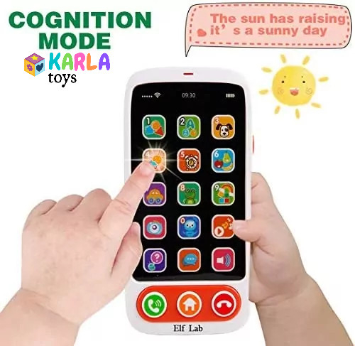 Joc Bebe Primul Meu Telefon Touch cu muzica si lumini Huanger [6]