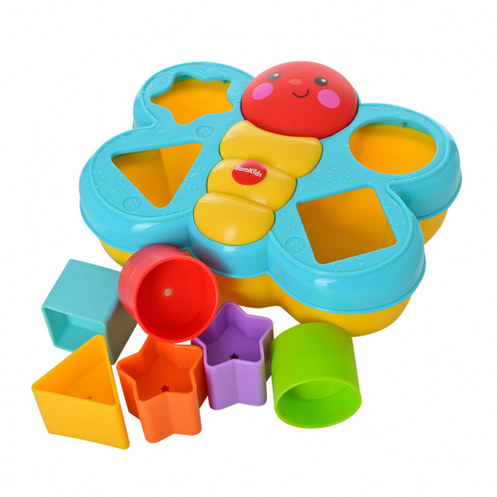 Sortator Forme Geometrice Colorate Bebe Fluture [3]