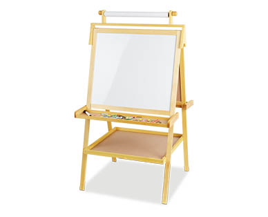 Tabla educativa cu 2 fete din lemn cu hartie 122 cm Deluxe Easel [4]