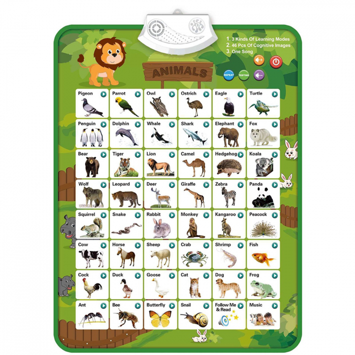 Tabla electronica interactiva cu sunete animale [2]