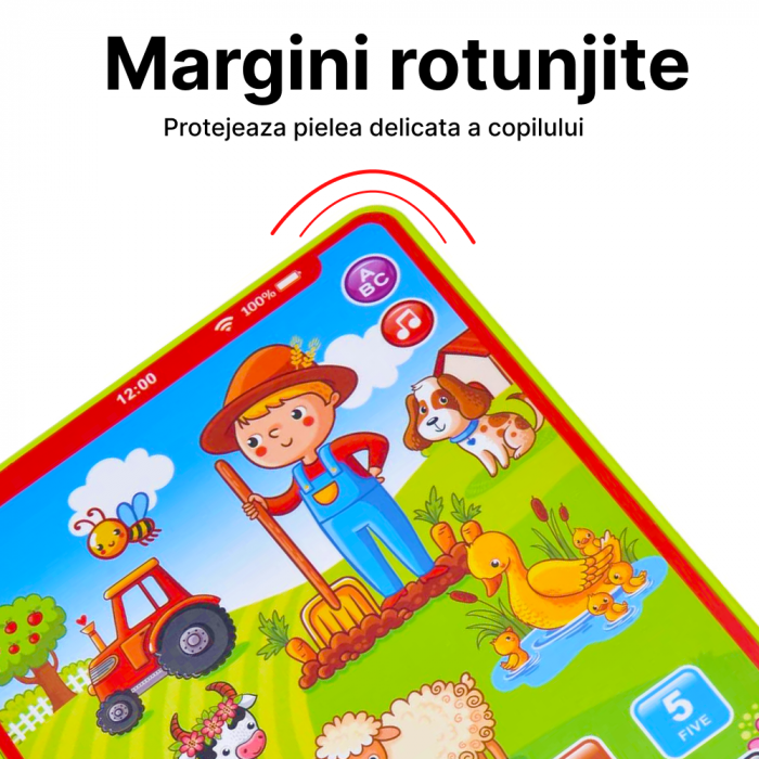 Tableta Y-Pad Interactiva si Educativa - Ferma Animalelor în Limba Engleză [3]