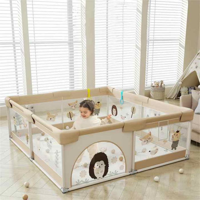 Tarc de Joaca Arici pentru Bebelusi cu Bile Incluse Jumbo 150 x 180 cm [3]