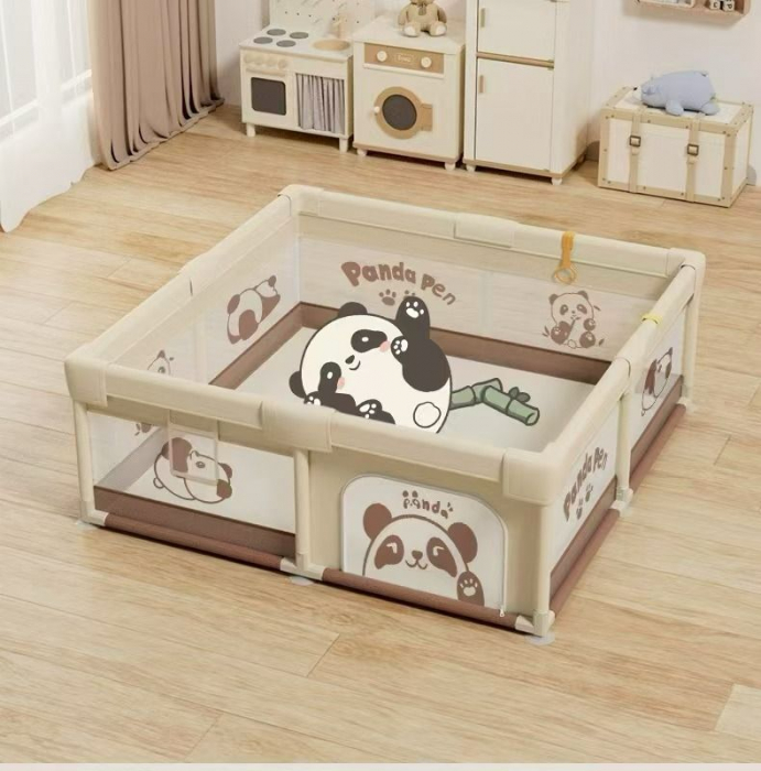Tarc de Joaca Panda pentru Bebelusi cu Bile Incluse Jumbo 150 x 180 cm [1]