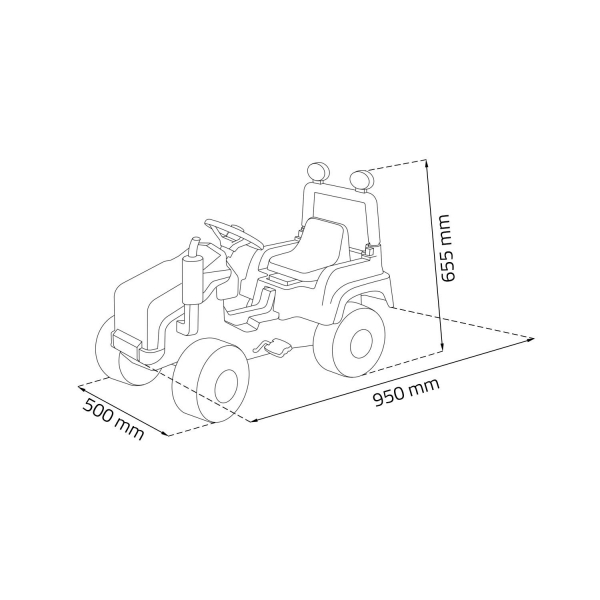 Tractor copii cu pedale [2]