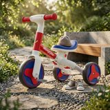 Tricicleta Bicicleta Echilibru 2in1  Rosu, Muzica, 1-6 Ani [2]