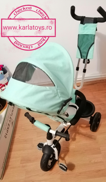 Tricicleta copii Baby Care scaun reversibil - Tricicleta cu scaun 360 grade Baby Care [2]