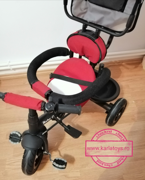 Tricicleta copii Baby Care scaun reversibil - Tricicleta cu scaun 360 grade Baby Care [2]