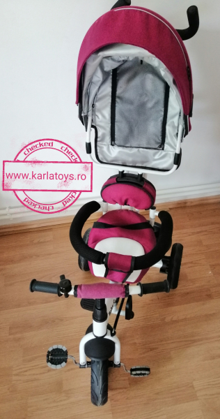 Tricicleta copii Baby Care scaun reversibil - Tricicleta cu scaun 360 grade Baby Care [3]