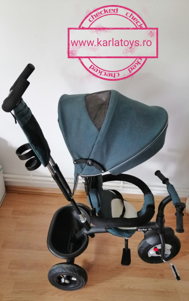 Tricicleta copii Baby Care scaun reversibil - Tricicleta cu scaun 360 grade Baby Care [6]