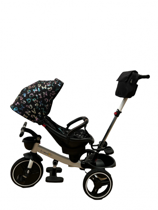 Tricicleta cu Scaun Rotativ Roti din spuma EVA  Copertina cu Litere [5]