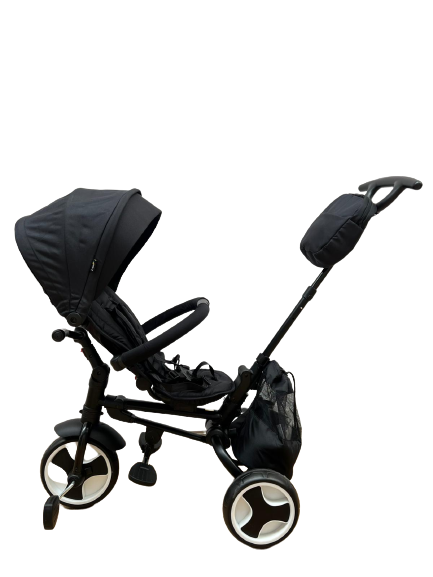 Tricicleta cu scaun rotativ si pozitie de Somn L-Sun Pliabila Negru [4]