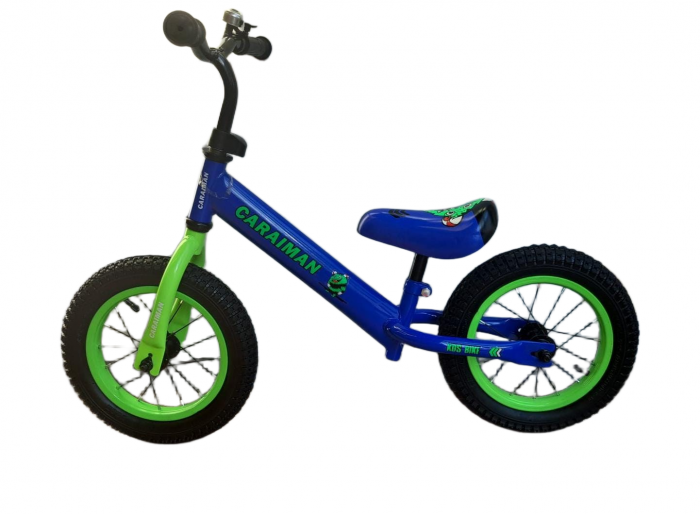Bicicleta de echilibru copii Caraiman DS Bike roti 12” albastru-verde [1]