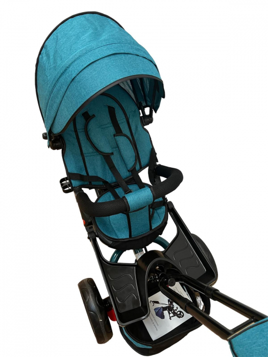 Tricicleta multifunctionala Roti Din Spuma Eva PLiabila Scaun Rotativ [5]