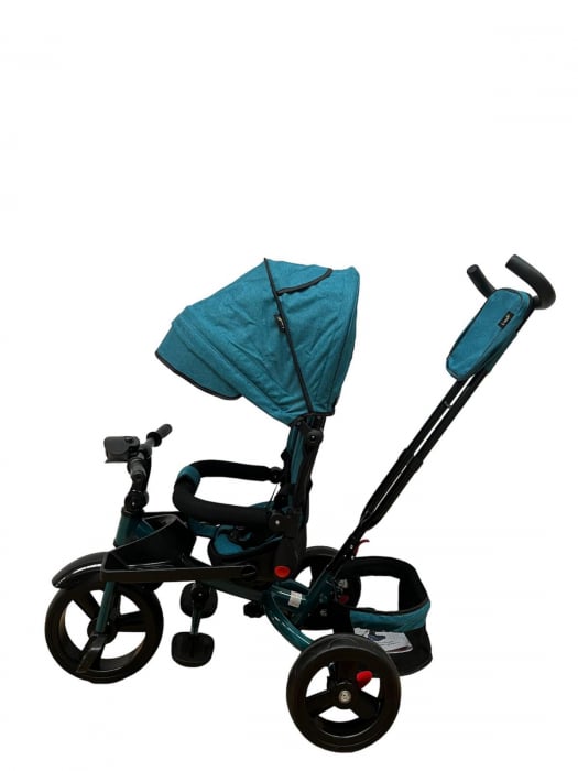 Tricicleta multifunctionala Roti Din Spuma Eva PLiabila Scaun Rotativ [3]