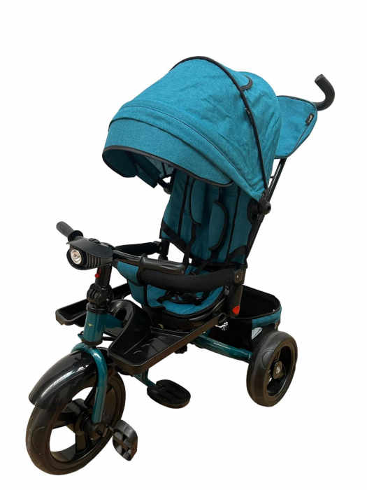 Tricicleta multifunctionala Roti Din Spuma Eva PLiabila Scaun Rotativ [2]