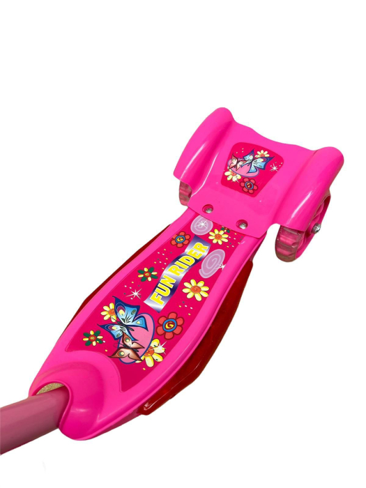 Trotineta pentru Copii cu Lumini si Sunete, 3 Roti, Cosulet pe Ghidon, Cadru Metalic [3]