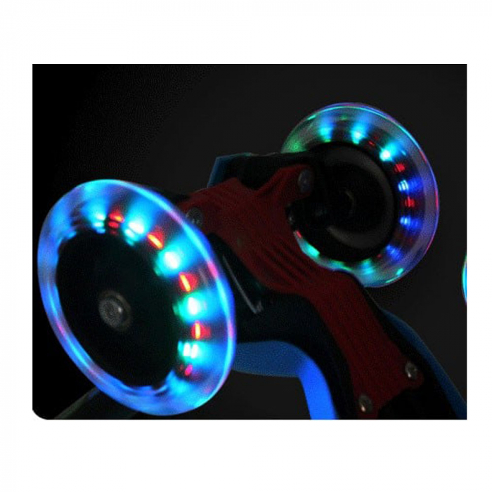 Trotineta cu 3 roti luminoase Mov [2]