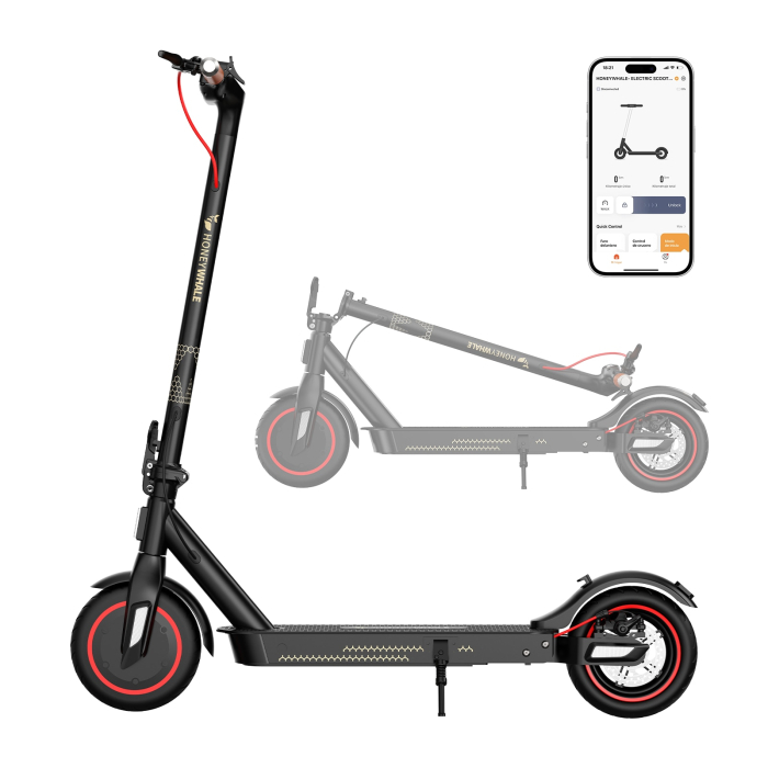 Trotineta Electrica HoneyWhale E9T 500W, 32 km/h, Bluetooth, 14 Ani+ [7]