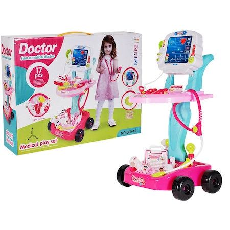 Trusa Doctor troler cu afisaj copii - 17 accesorii [2]