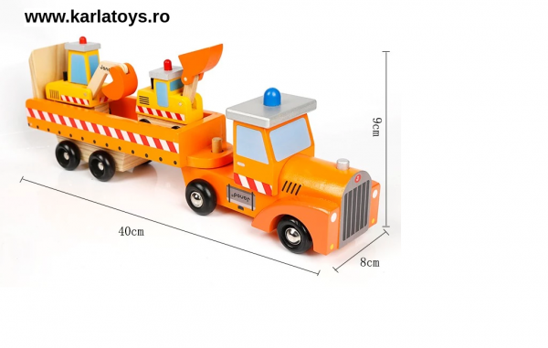 Camion cu Utilaje din Lemn Engineering Vehicles [3]