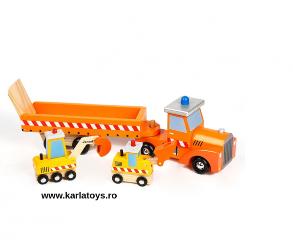 Camion cu Utilaje din Lemn Engineering Vehicles [7]