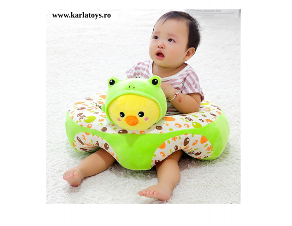 Fotoliu bebe Sit up din plus Animalute Colorate [2]