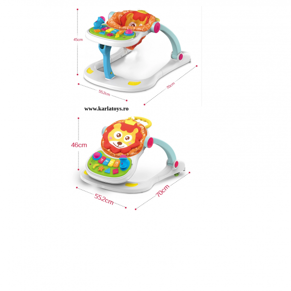 Antepremergator Lion Huanger 4 in1 cu Centru de Activitatii [3]
