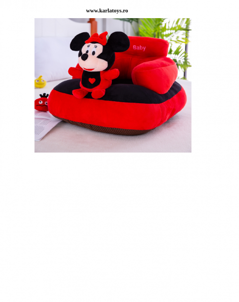 Fotoliu  plus Bebe cu spatar  sit up  Mickey sau Minnie Mouse [3]