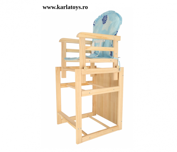 Scaun masa  bebe 2 in 1 din lemn [1]