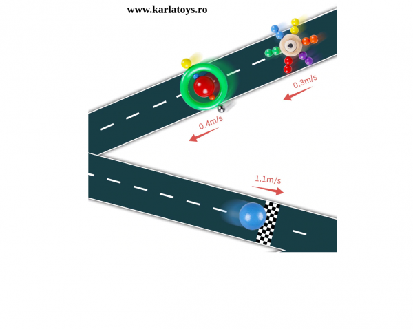 Joc Circuit cu Bile din lemn Cursa cu bile Onshine [4]